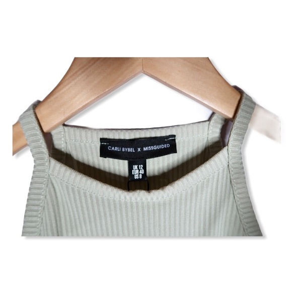 Carli Bybel x Missguided Ribbed Bodycon Dr… - Picture 3 of 4